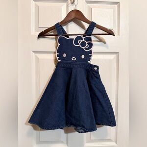 Sanrio Kids Hello Kitty Denim Overalls